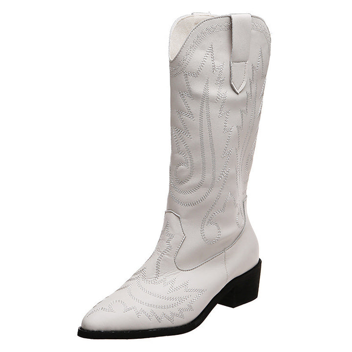 Cowboy boots for women with stylish embellishments and an elegant heel Lune London