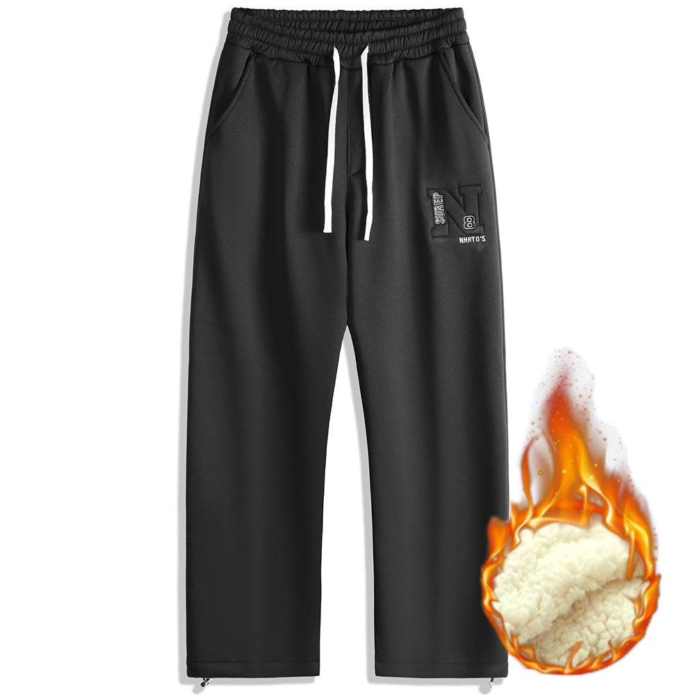 Comfortable men's joggers with side zipper and elastic waist Lune London