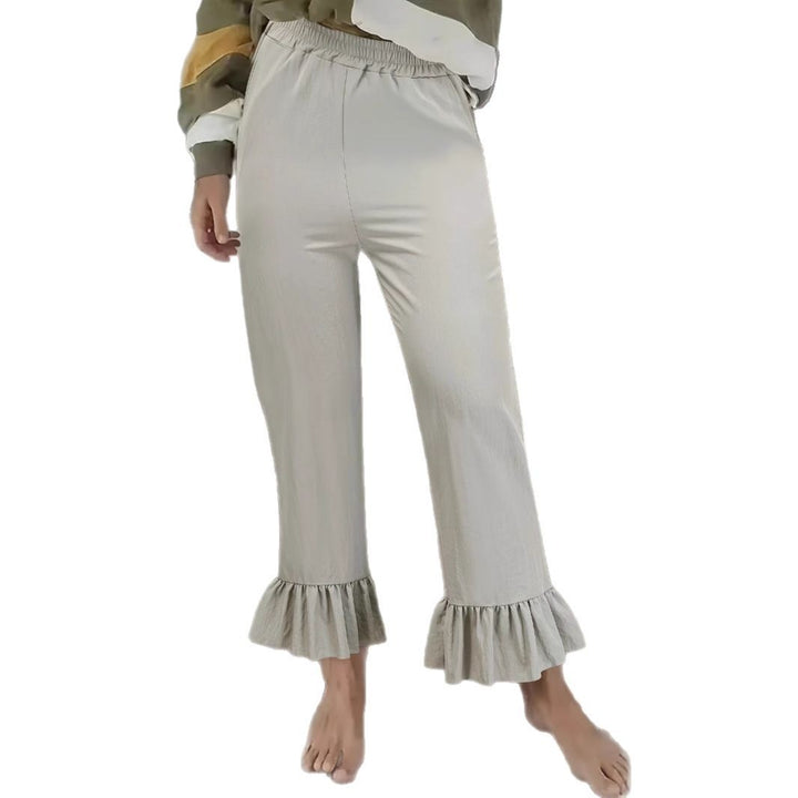 Ladies Cozy Culotte with Ruffle Finish Lune London
