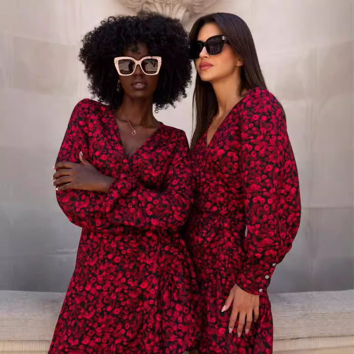 Lune London leopard print wrap dress for women
