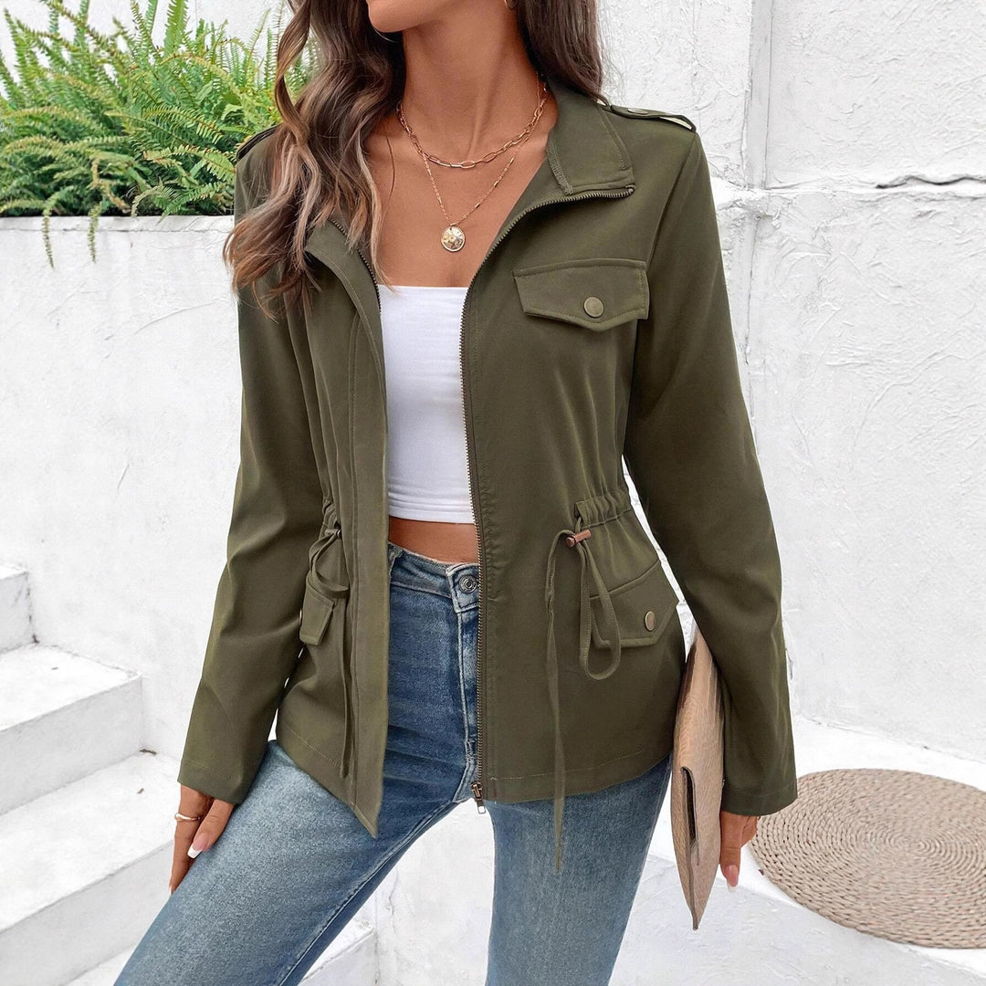 Women Urban Utility Jacket with Adjustable Belt Lune London