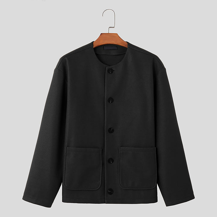 Women's transition jacket with practical pockets and button closure Lune London