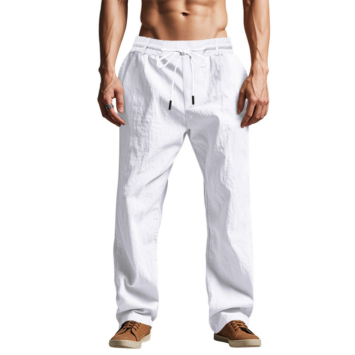 Men's casual pants with elastic waistband and side pockets Lune London