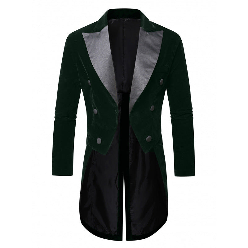 Men's Elegant Velvet Jacket with Extravagant Accents Lune London
