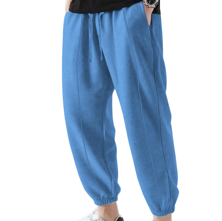 Men's jogger pants in breathable material with adjustable waist Lune London