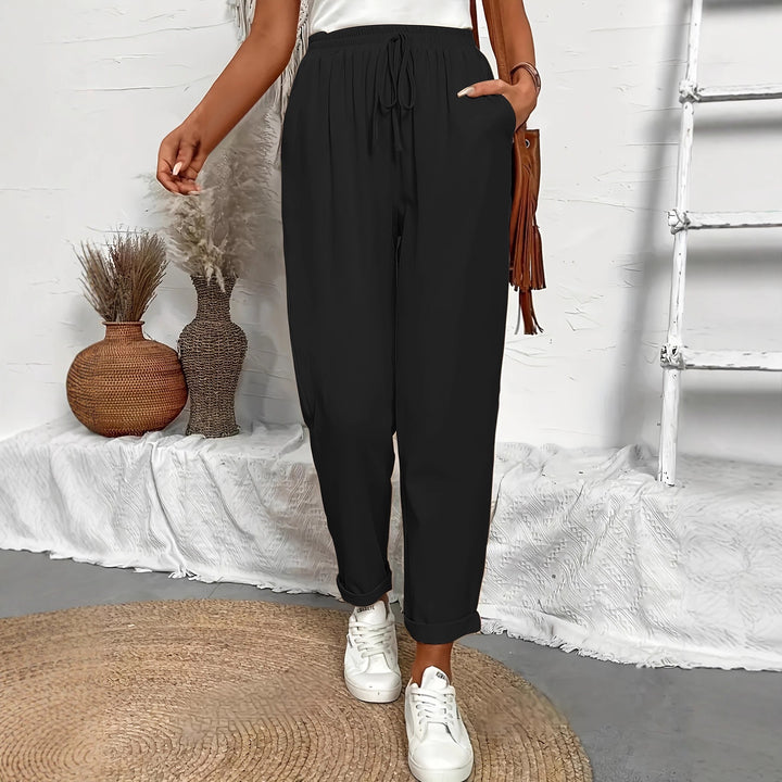 Pantalon en lin décontracté pour femmes Lune London