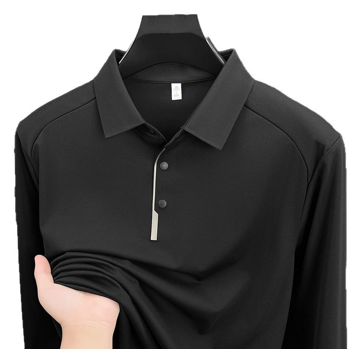 Sporty polo shirt for men with innovative moisture regulation Lune London