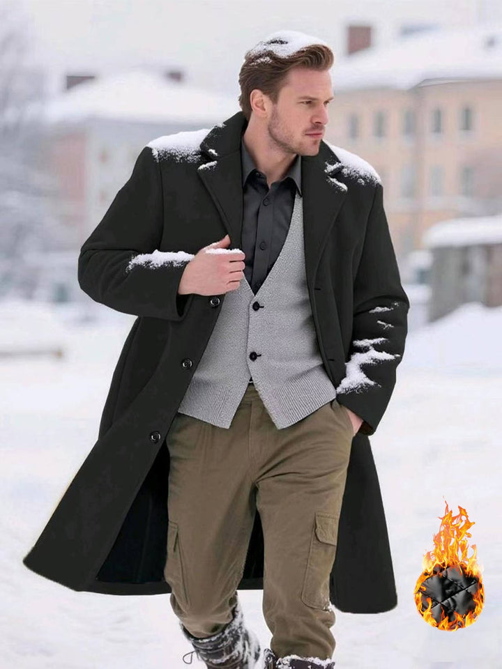Classic wool coat for men Lune London