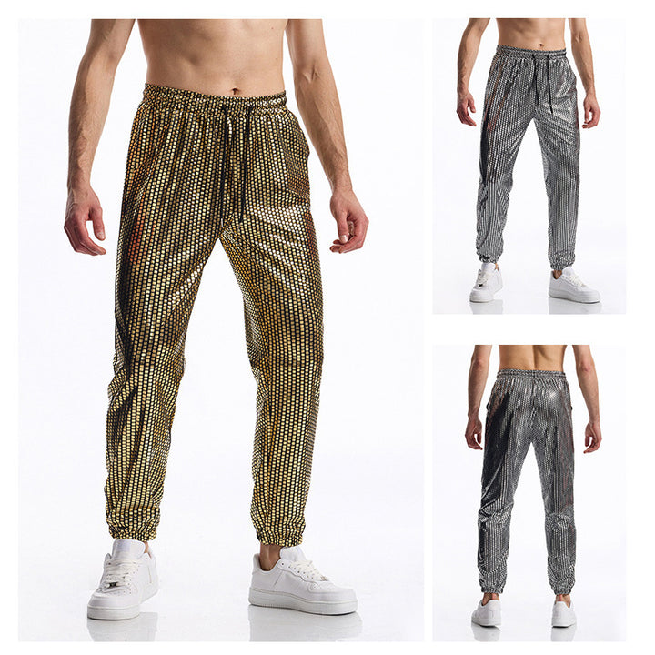 Men's breathable jogging pants with a modern polka dot design Lune London