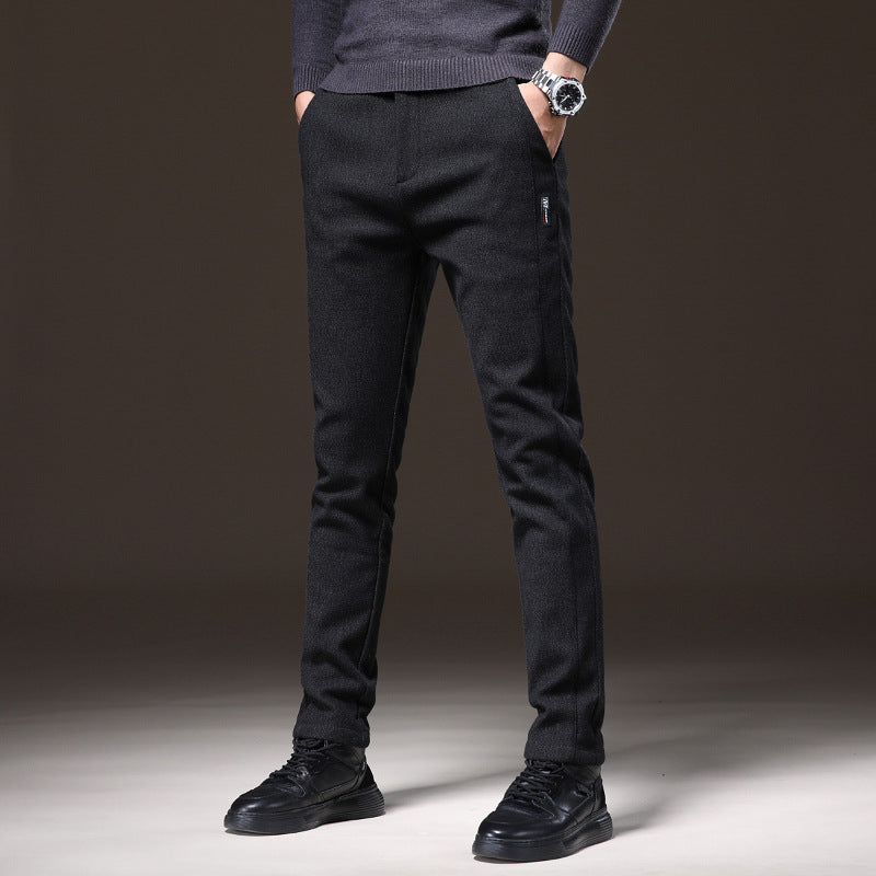 Pantalon de loisirs Slim Fit confortable pour hommes Lune London