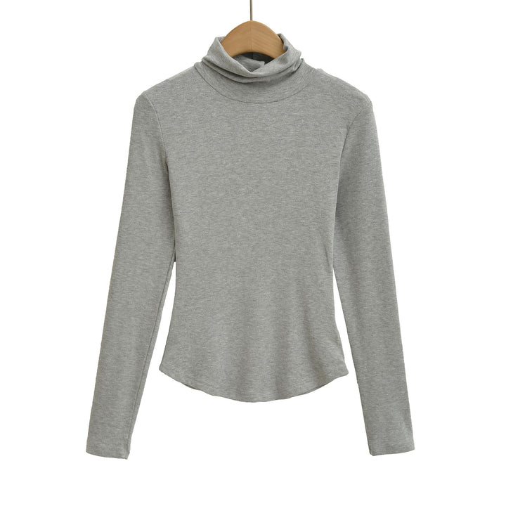 Lune London Women’s Long Sleeve T-Shirt with High Collar