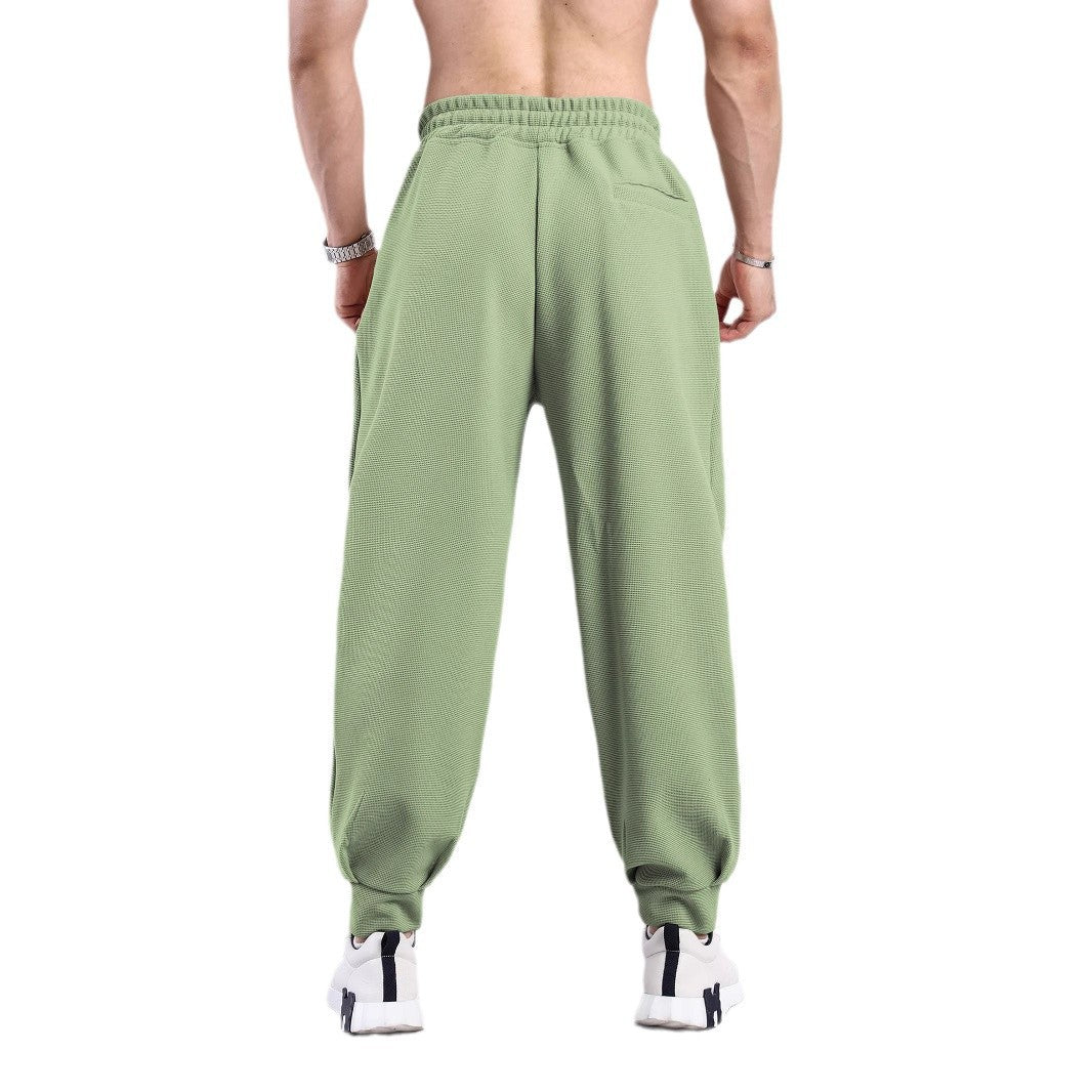 Casual men's jogging pants with elastic waistband and side pockets Lune London
