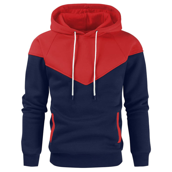 Men's trendy hoodie with an innovative patchwork design Lune London
