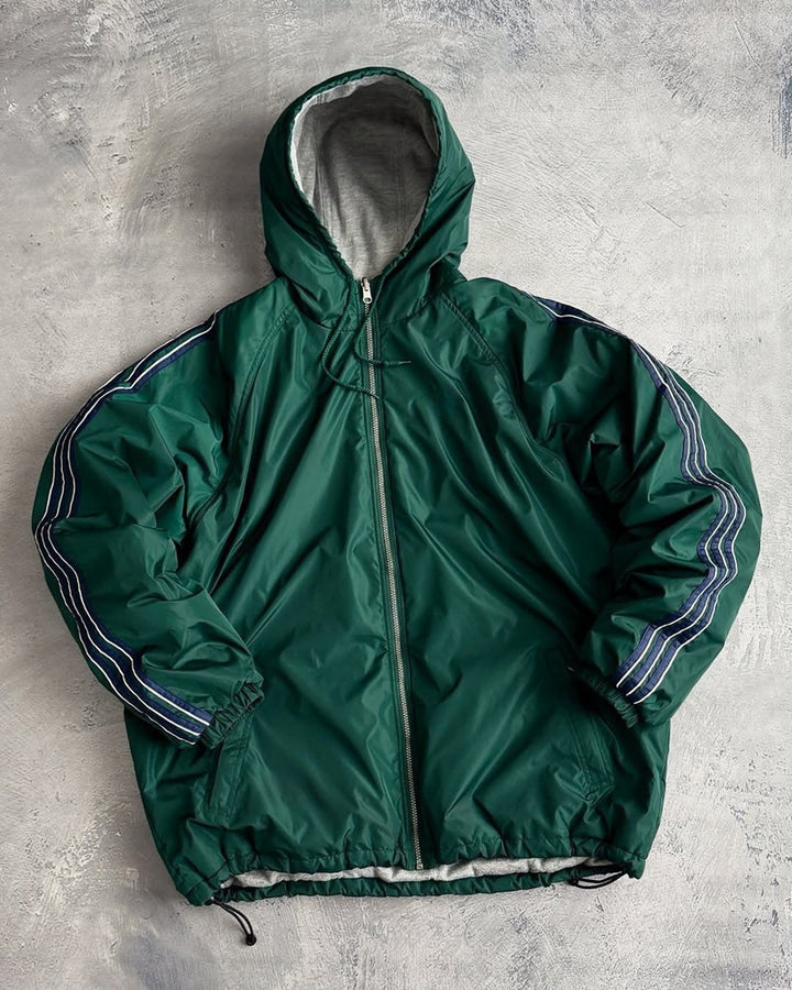 Veste de coupe-vent pour femmes avec capuche doublée et poches latérales Chic & Stil