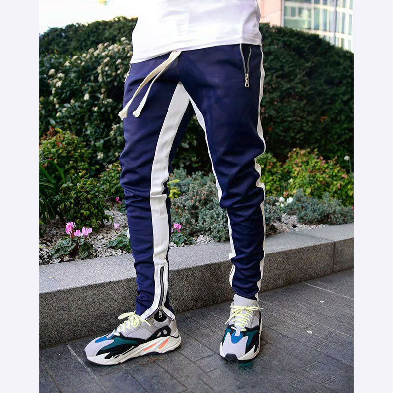 Slim-fit sporty joggers for men with side pockets Lune London