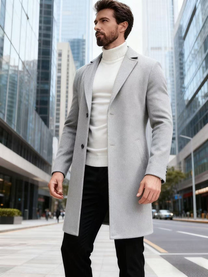 Men's elegant wool coat Lune London