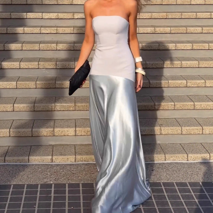 Women's evening dress with elegant fit and shimmering skirt Lune London