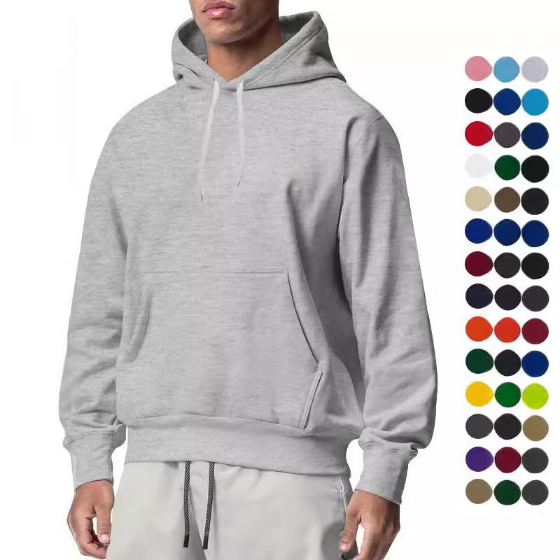 Men's hoodie with practical kangaroo pockets and comfortable fit Lune London