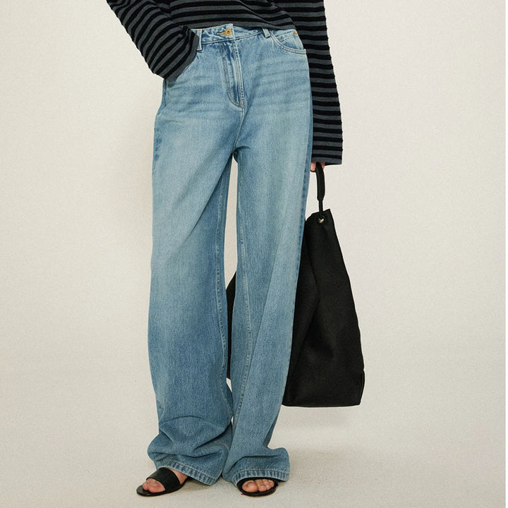 Jeans Bootcut Taille Haute pour Femmes en Denim Chic & Stil de haute qualité