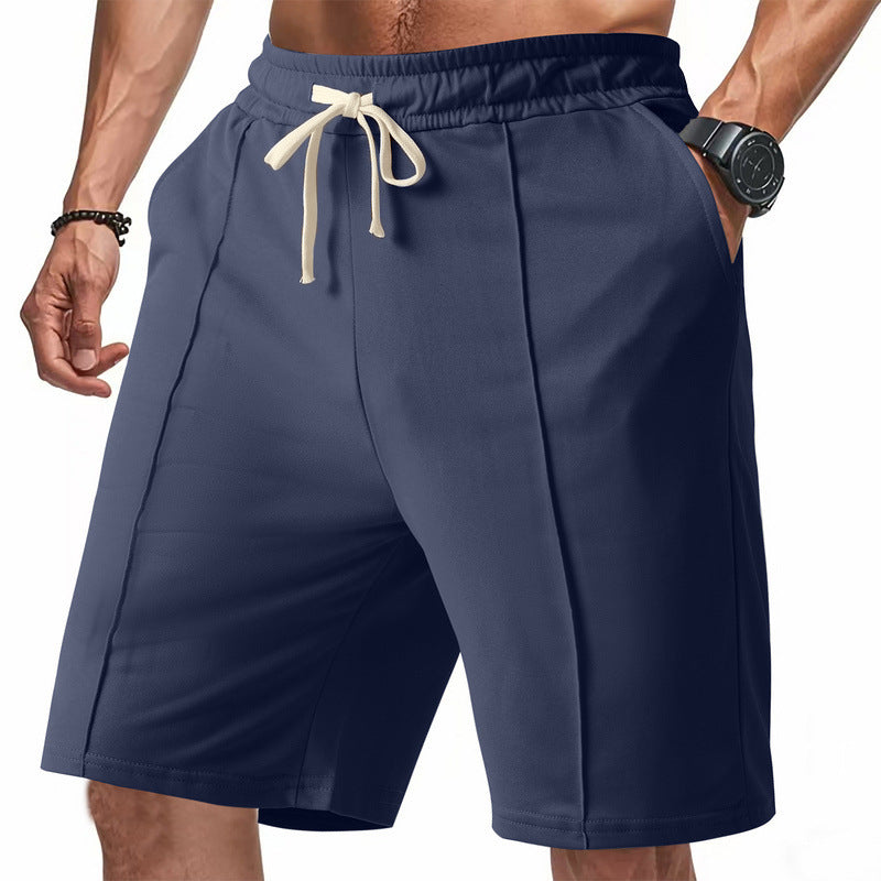 Comfortable sports shorts for men with elastic waistband and practical side pockets Lune London