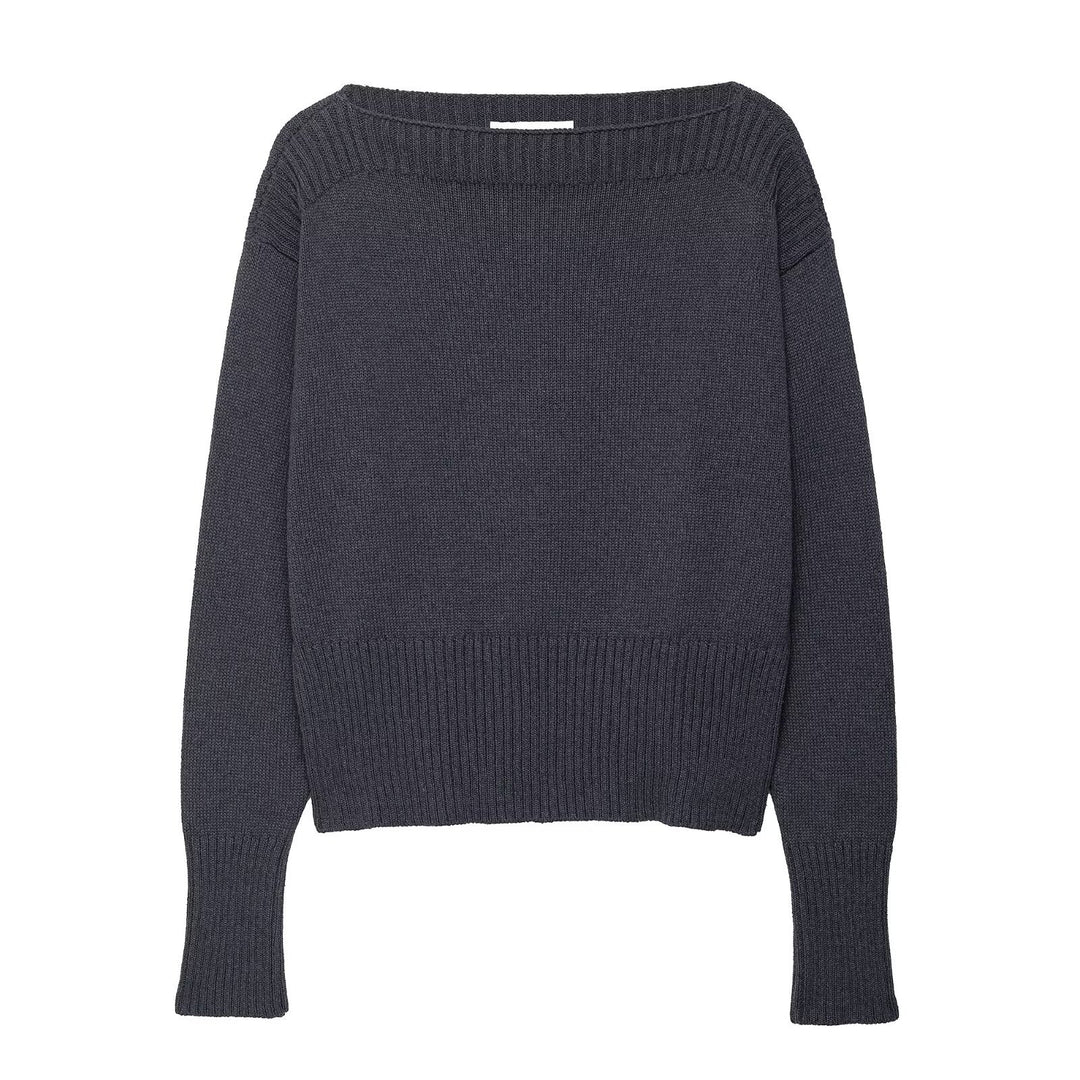 Casual sweater for women with a wide and elegant collar Lune London
