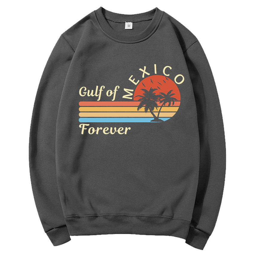 Sweat-shirt femme avec design graphique tropical et imprimé moderne Chic & Stil