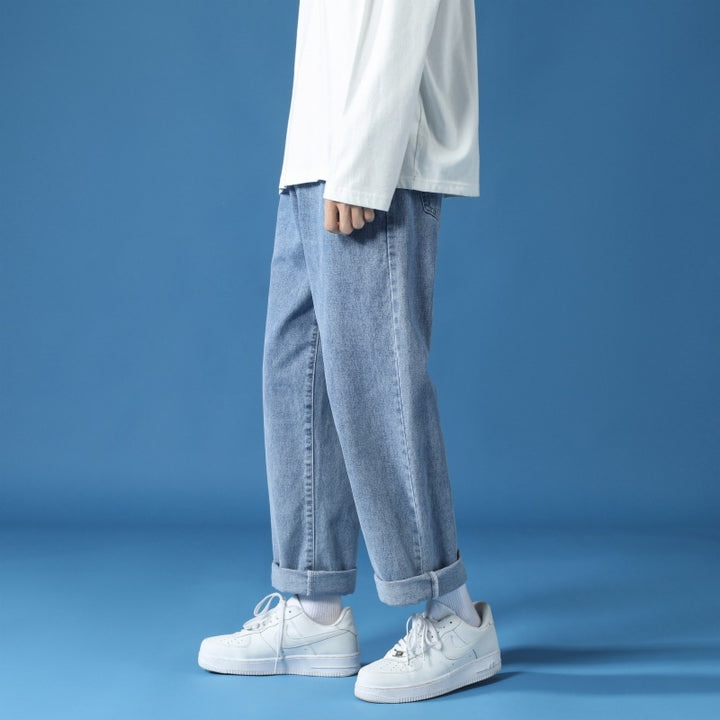 Jeans Lune London taille haute pour hommes coupe relaxed-fit