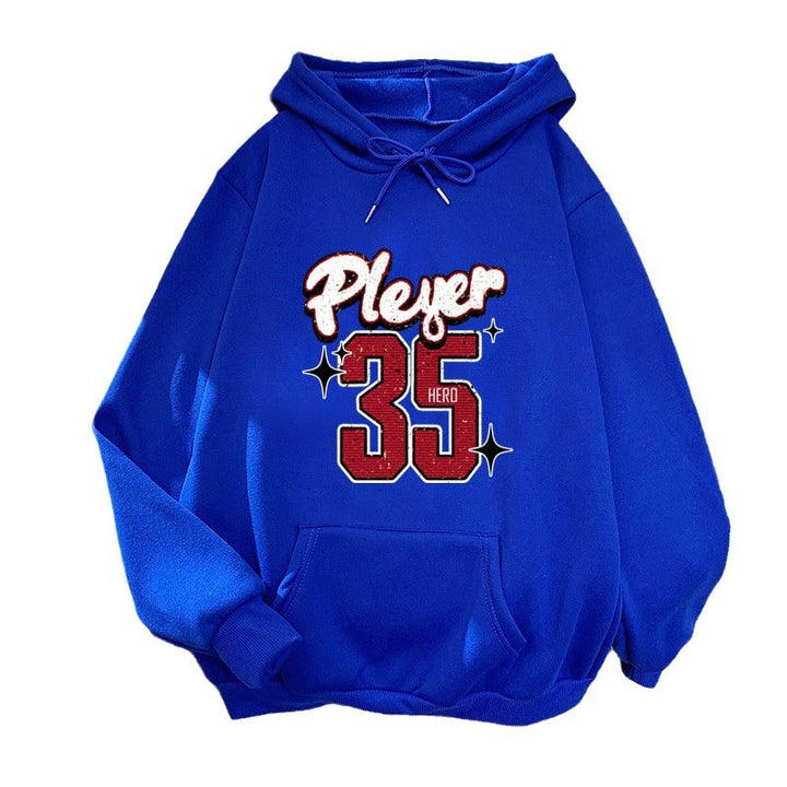 Women's hooded sweatshirt with creative basketball design Chic & Stil