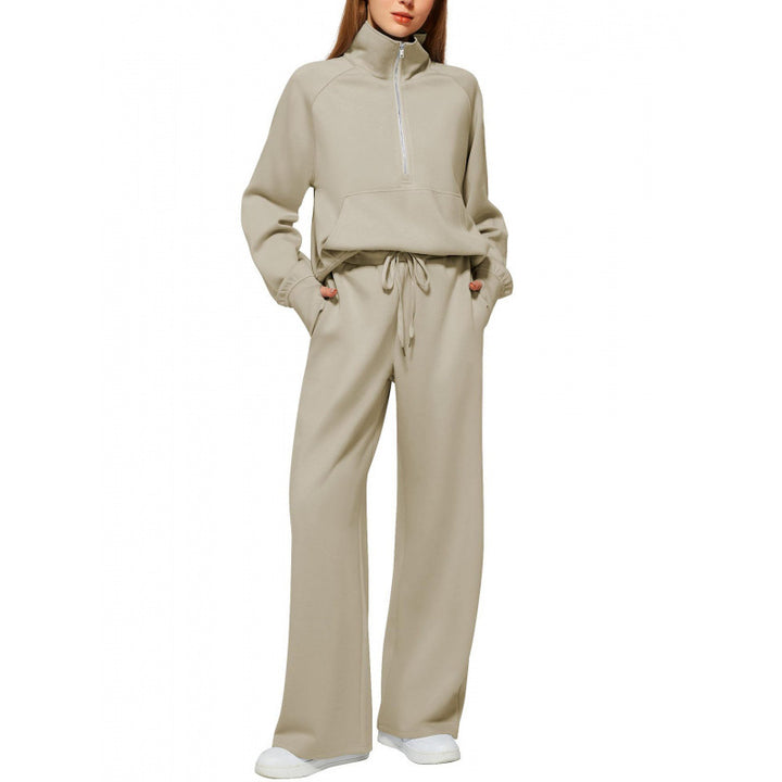 Ladies zip hoodie comfortable and wide pants Lune London