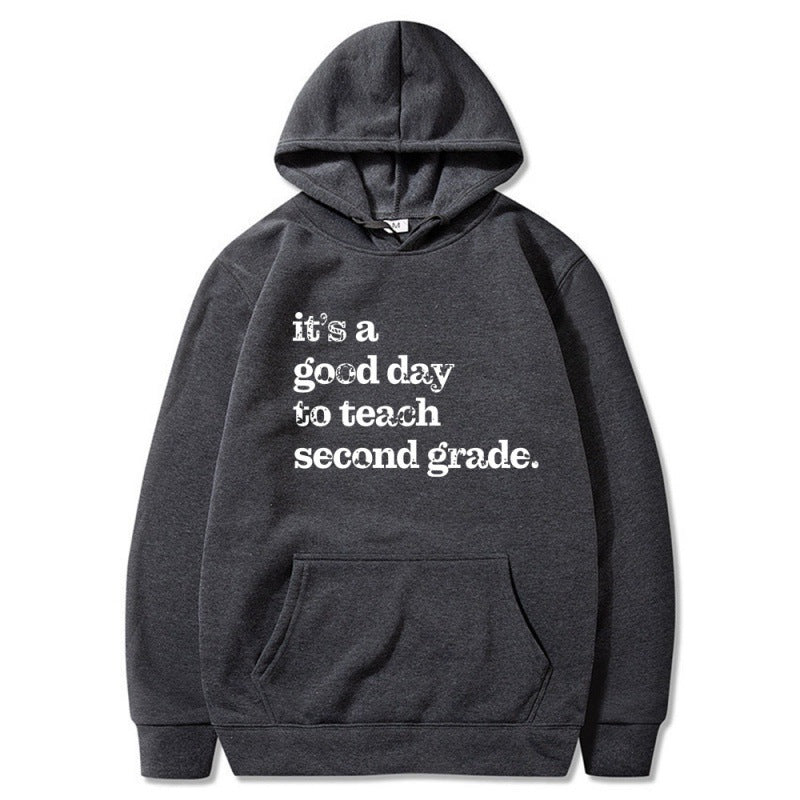 Women's hoodie with inspiring teacher quote and comfortable fit Lune London