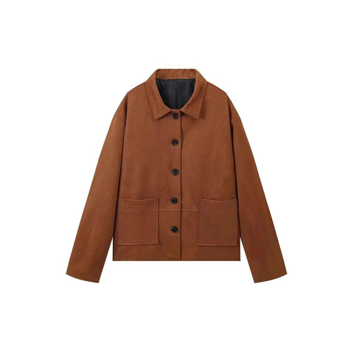 Lune London Women's Trendy Suede Jacket