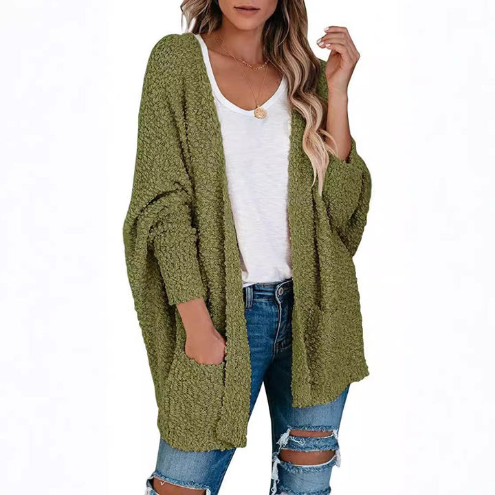 Ladies Large Cardigan with Loose Structure Lune London