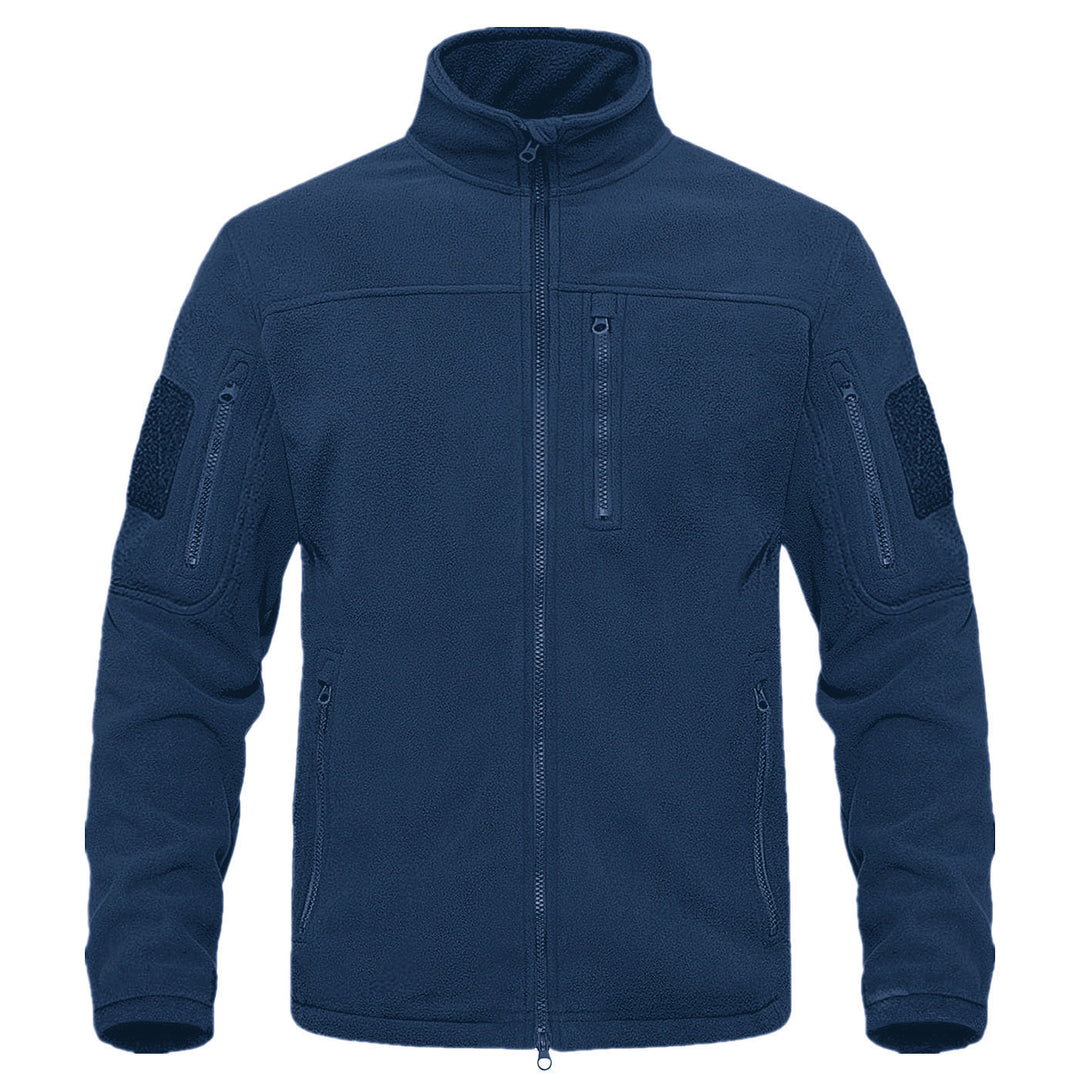Fleece jacket for men with practical pockets Lune London