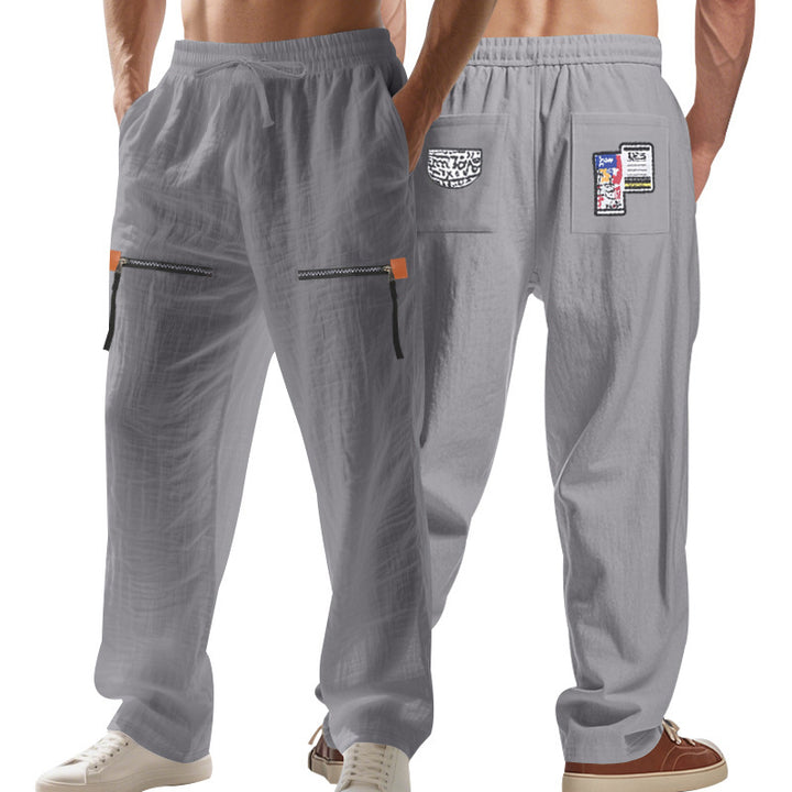 Comfortable cargo pants for men with functional pockets and elastic waistband Lune London