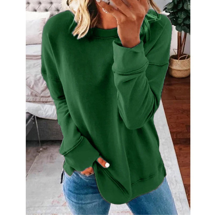 Creative sweater for women with chic and stylish color splash design