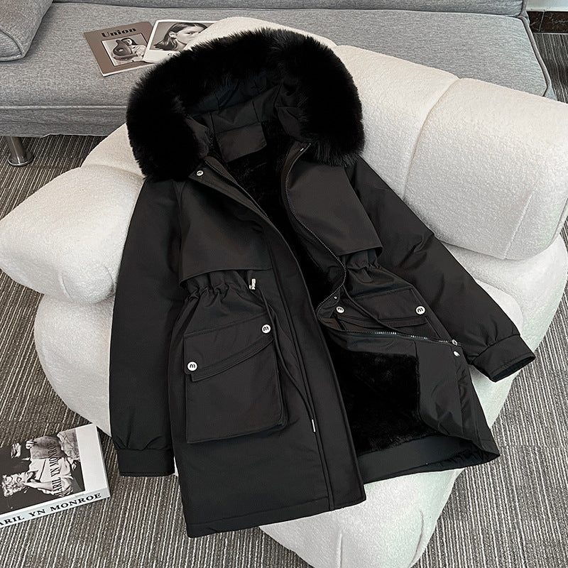 Ladies Fashionable Winter Parka with Cozy Inner Lining and Practical Pockets Lune London
