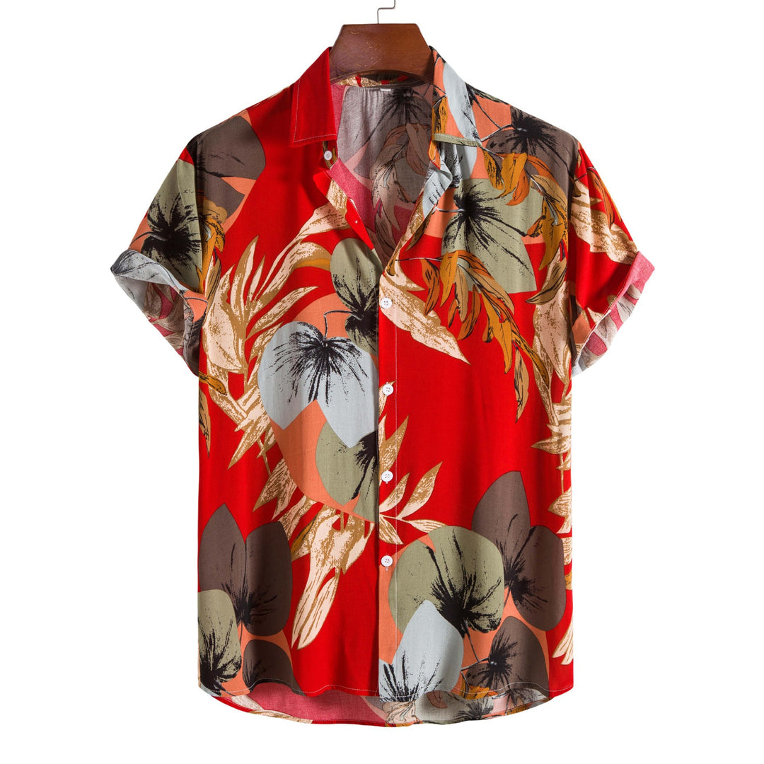 Short sleeve shirt for men with floral pattern Lune London