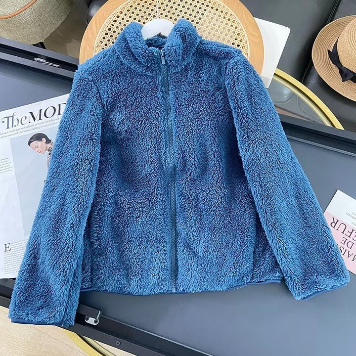Veste en polaire pour femme avec col haut et doublure intérieure douce Chic & Stil