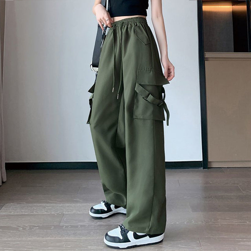 Women's cargo pants with adjustable drawstrings Chic & Stil