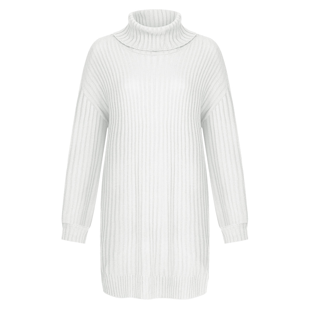 Chunky knit turtleneck sweater for women, relaxed fit Lune London
