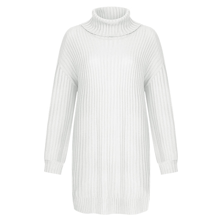 Chunky knit turtleneck sweater for women, relaxed fit Lune London