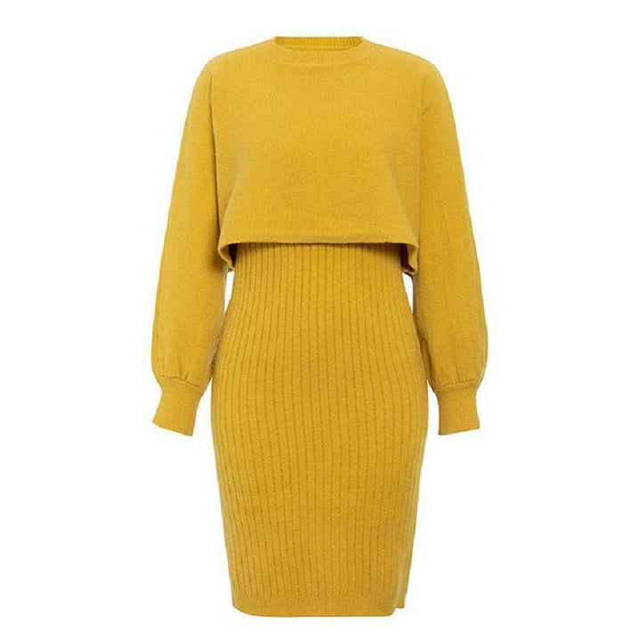 Women's knitted dress with short sweater Lune London