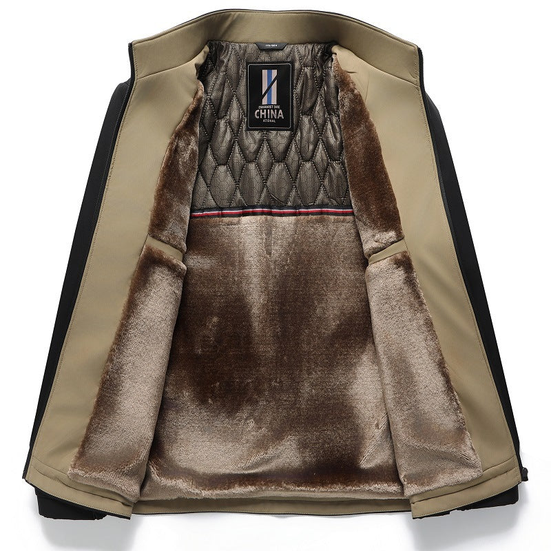 Modern quilted jacket for men with temperature regulating inner lining Lune London