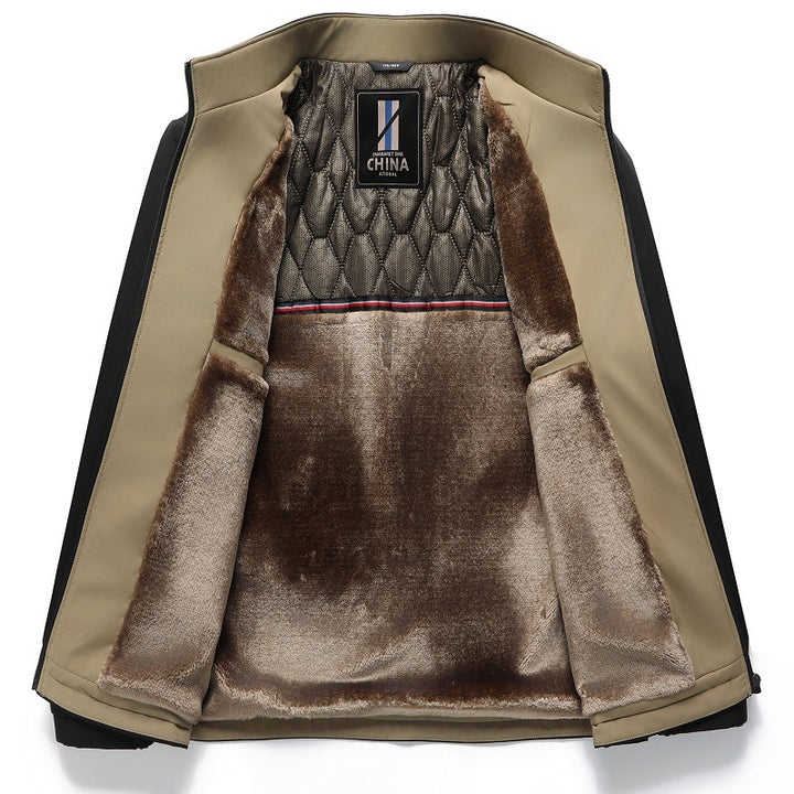 Modern quilted jacket for men with temperature regulating inner lining Lune London