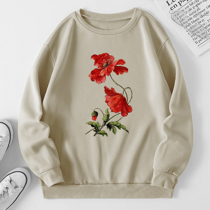 Sweatshirt pour femmes avec design floral et coupe confortable Chic & Stil