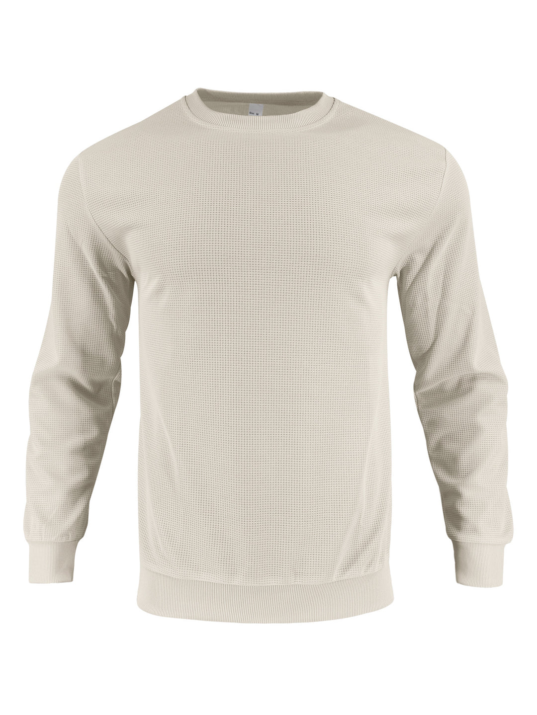 Trendy structural sweatshirt for men with round collar and elastic edges Lune London