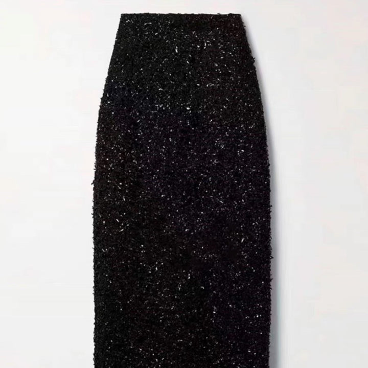 Jupe Maxi Brillante pour Femmes avec Taille Haute Chic & Stil