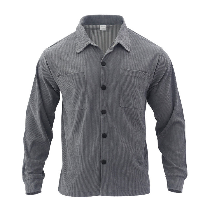 Men's soft flannel shirt with practical chest pockets and modern cut Lune London