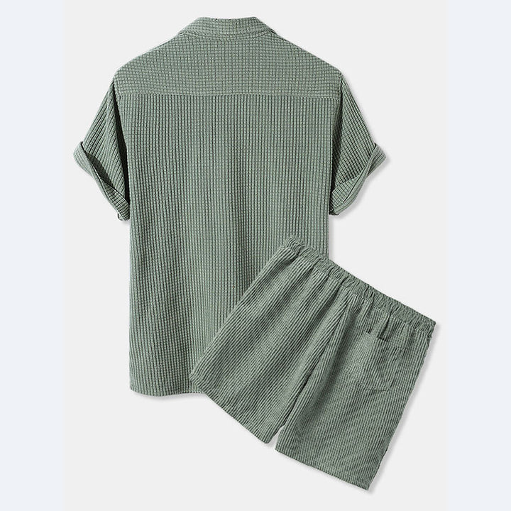 Sun pajama set for women with short t-shirt and Lune London pants