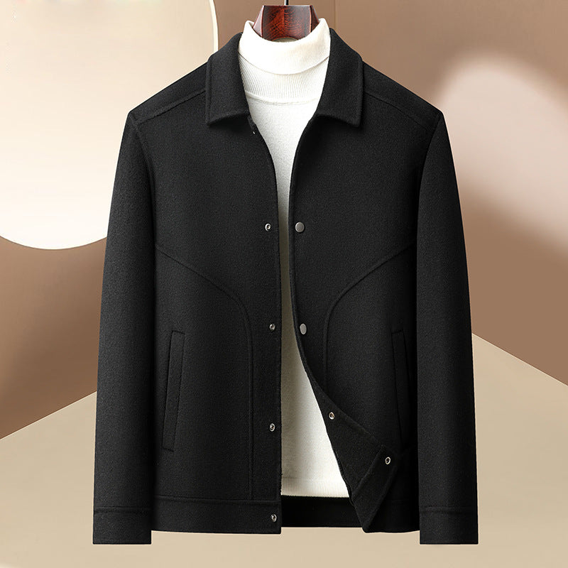 Fashionable men's transition jacket with innovative cut Lune London